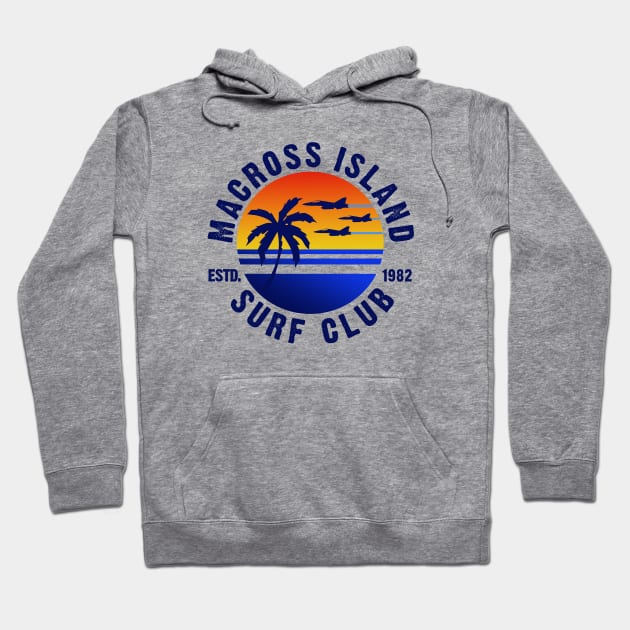 MI Surf Club V2 Hoodie by PopCultureShirts